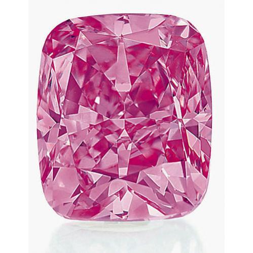 彩深粉色钻石