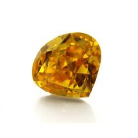 彩深橘黄色钻石